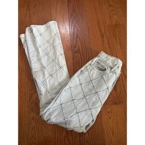 PacSun cross stitched jeans